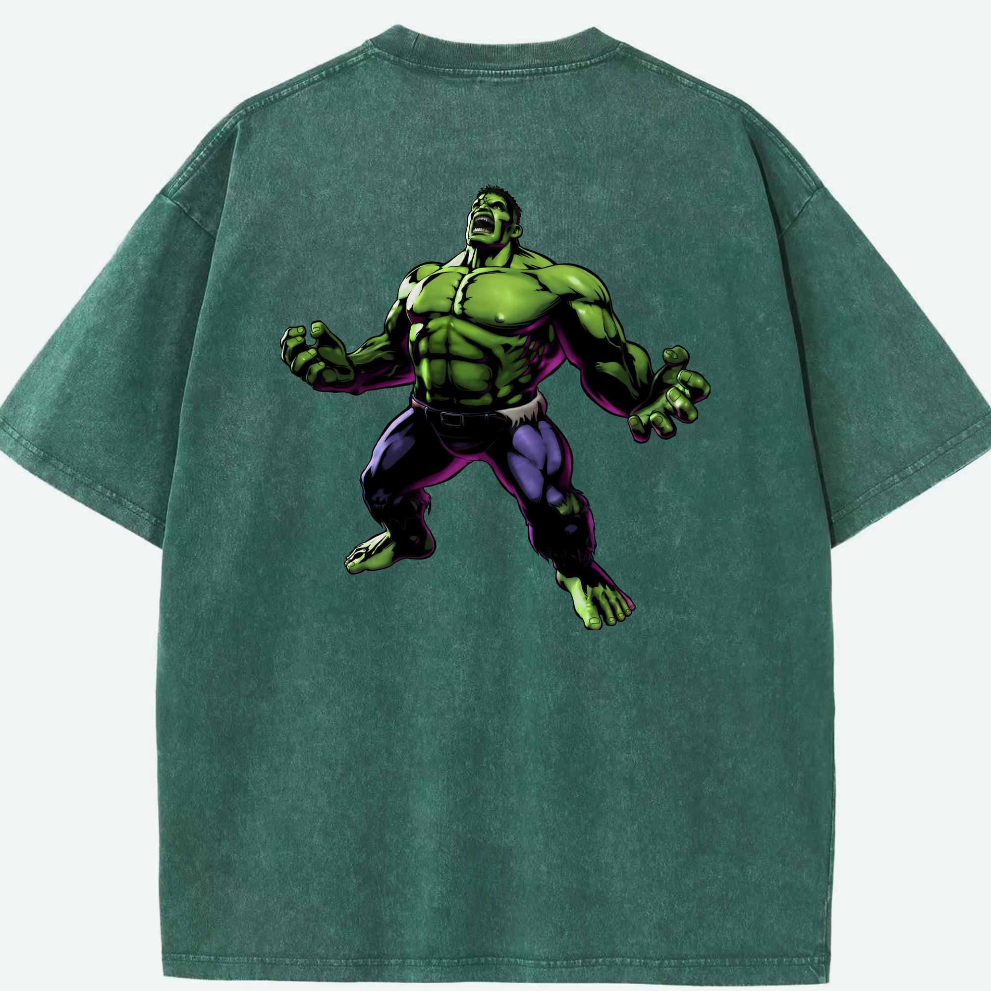 （画像用） アベンジャーズ The Avengers 綿100% ヴィンテージ風 半袖Tシャツ（背面プリント）